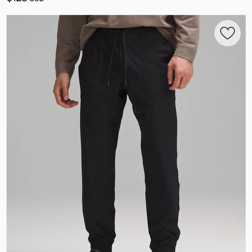 lululemon athletica Men's Black Joggers